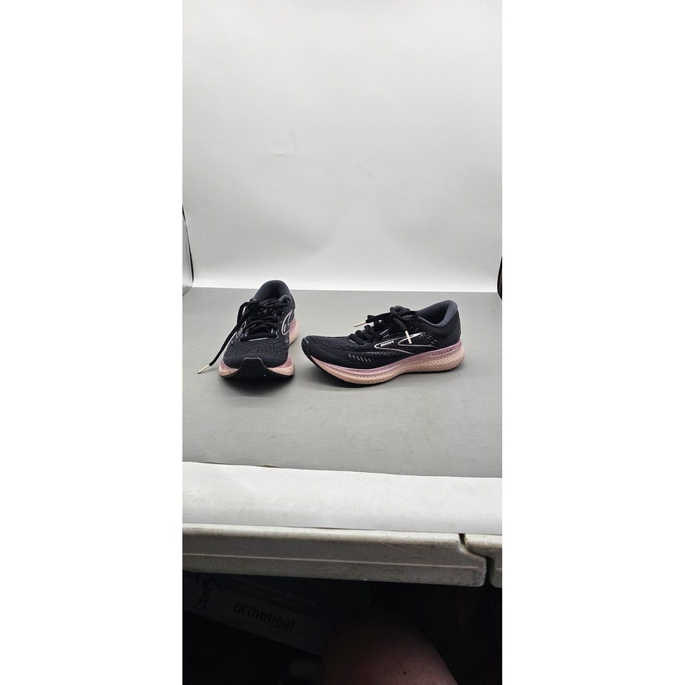 Brooks Glycerin 19 Womens Running Shoes Black Pink 1203431D074 Wide D Size 7